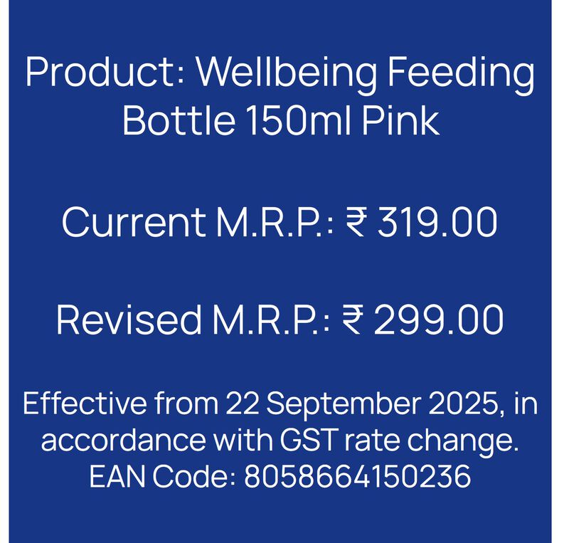 Well-Being Feeding Bottle 150ml Pink - Slow Flow image number 9